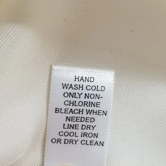 Banana Republic Silk Blouse Cream / Ivory Washable - Vintage - L - Picture 4 of 6